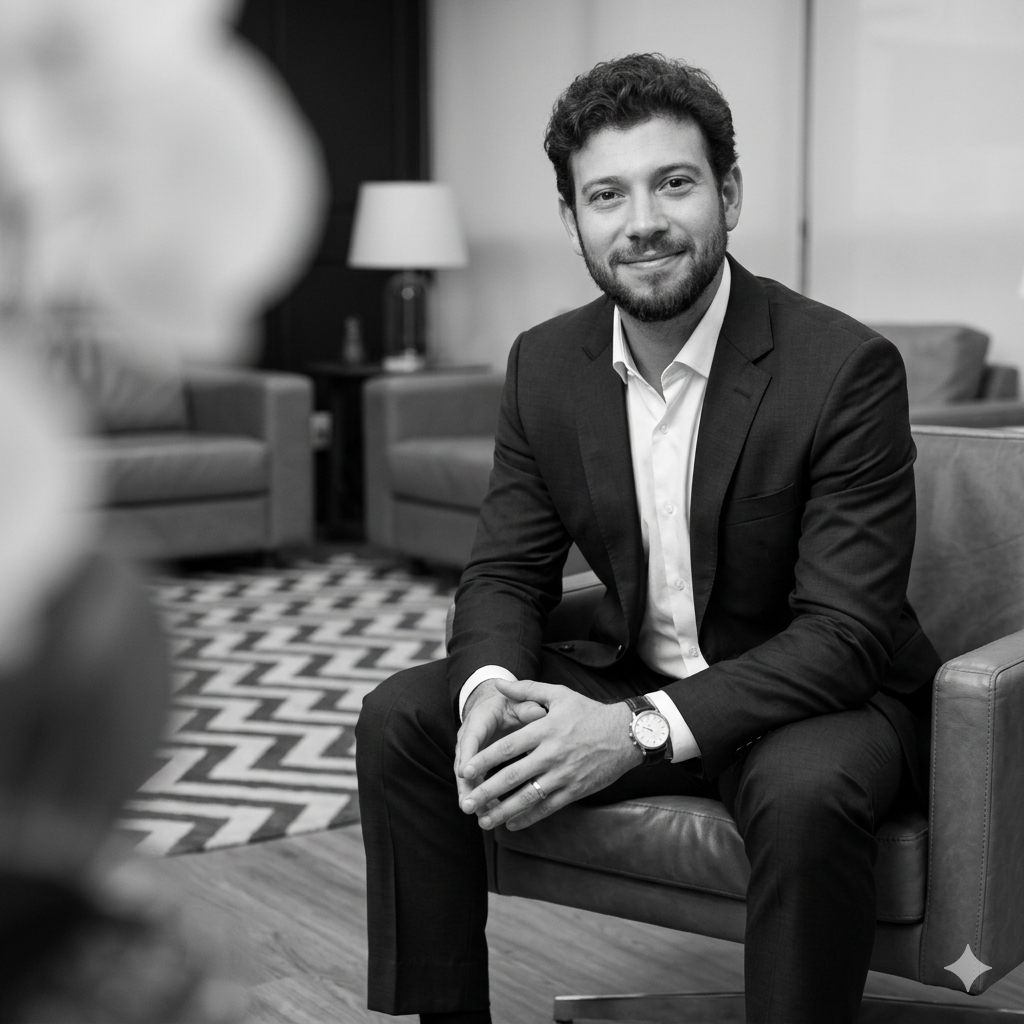Retrato de Luiz Hernandez, consultor imobiliário