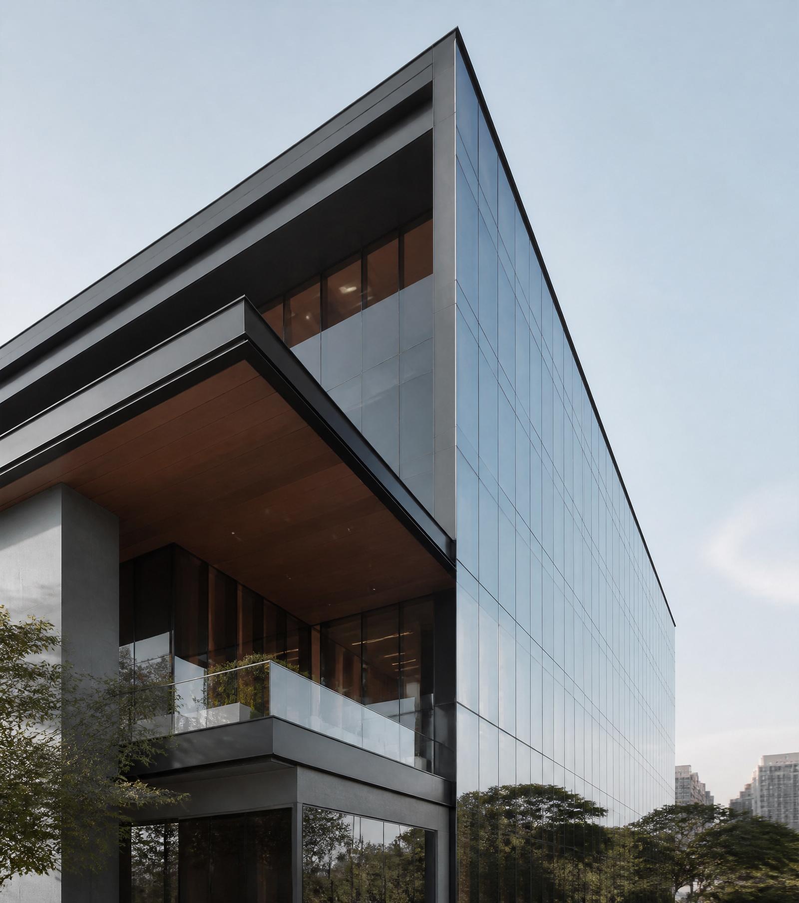 Edifício corporativo contemporâneo em São Paulo
